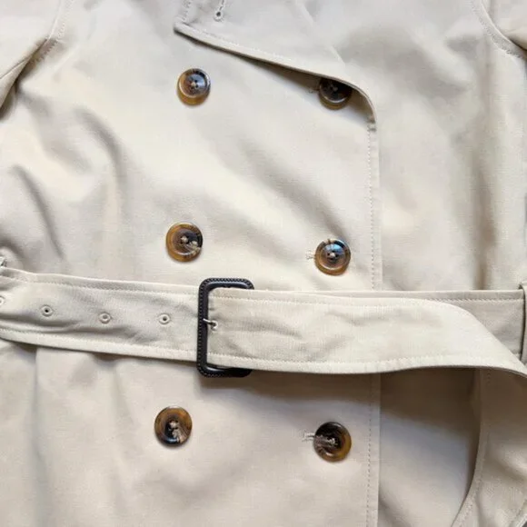 J. Crew Classic Tan Trench Coat - Picture 3 of 6
